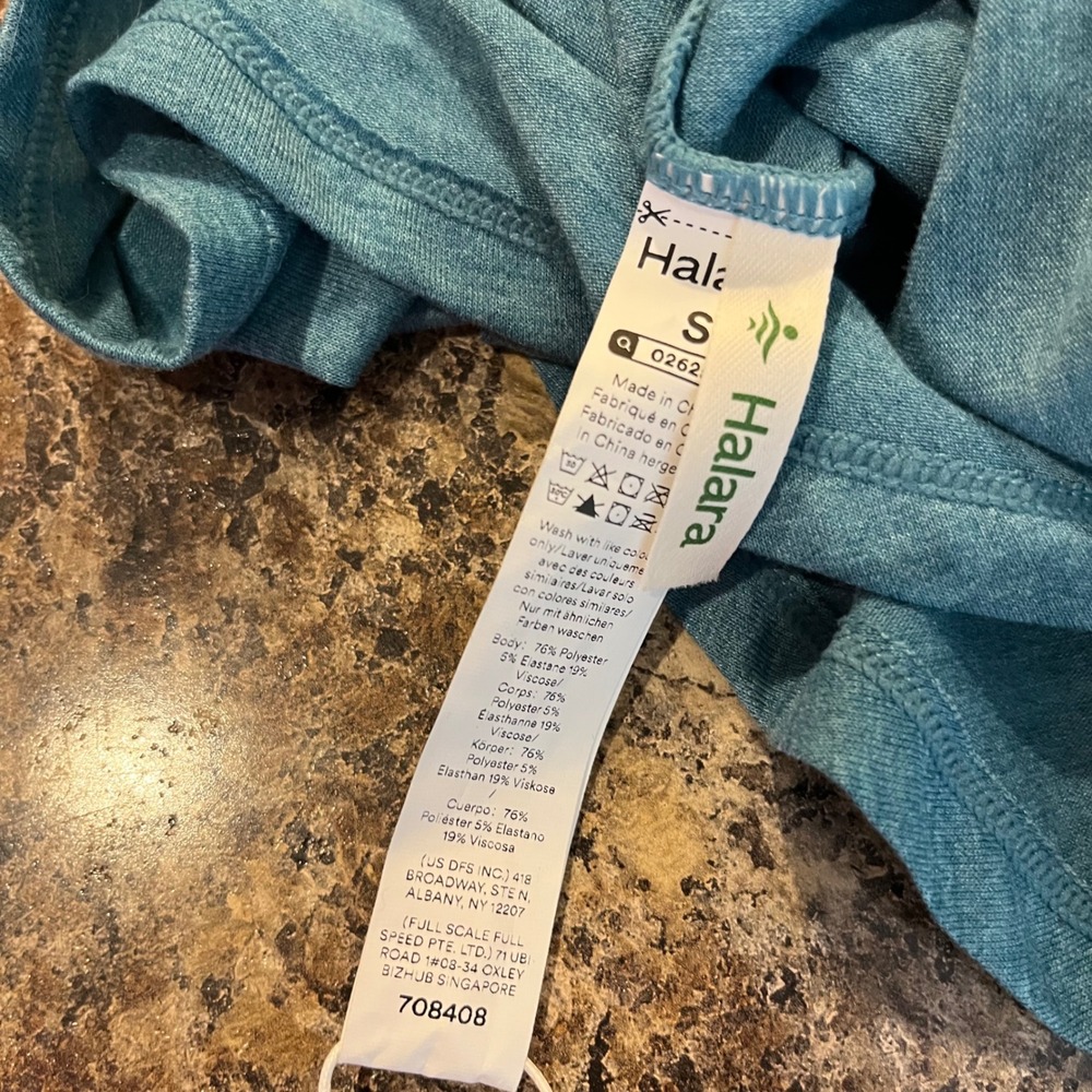HALARA Teal Maxi Dress NWT - Picture 6 of 8